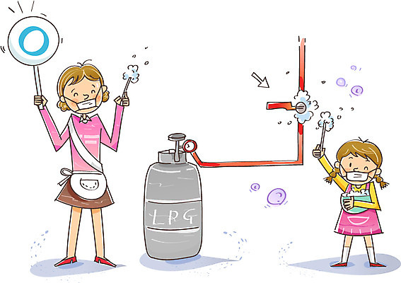 전신 여자 화살표 어린이 일러스트 가정 가족 마스크 서기 들기 안전 사람 소녀 두명 앞치마 거품 팻말 원형 비눗방울 보호 예방 생활안전 안전수칙 가스 규칙 비누거품 점검 LPG 가스점검 가스통 밸브 여자만 어린이만 국내일러스트 AI파일 도형 컨셉 관계 모션 프레임 파일형식 벡터 가스. 점검