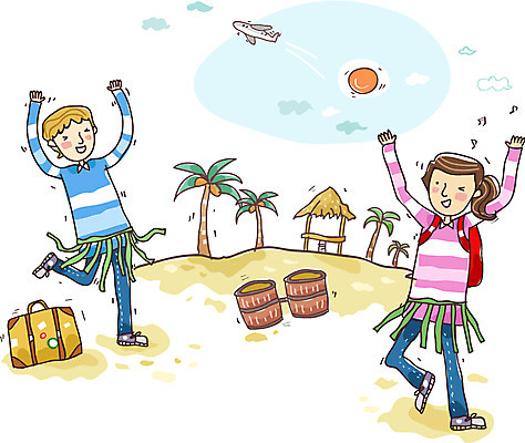 전신 나무 식물 라이프스타일 커플 여자 남자 여유 해외여행 여행 가방 일러스트 비행기 서기 미소 웃음 사람 손짓 20대 성인 해변 두명 라이프 친구 야자수 태양 손들기 여행가방 춤 오두막 즐거움 하와이 원두막 훌라춤 청년만 성인만 국내일러스트 AI파일 자연요소 해외 잡화 감정 바다 관계 항공교통 모션 문화예술 대중교통 표정 청년 생활 미국 파일형식 벡터