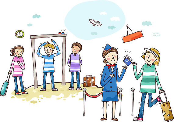 전신 모자 라이프스타일 커플 여자 남자 여유 시계 해외여행 여행 가방 일러스트 비행기 서기 미소 웃음 사람 여러명 20대 성인 라이프 친구 캐리어 여행가방 팻말 공항 승무원 즐거움 확인 검색 검사_조사 여권 썬캡 수화물 출국심사 청년만 성인만 국내일러스트 AI파일 직업 모자_잡화 해외 잡화 감정 다수 관계 항공교통 교통시설 모션 대중교통 프레임 표정 청년 생활 출국 파일형식 벡터