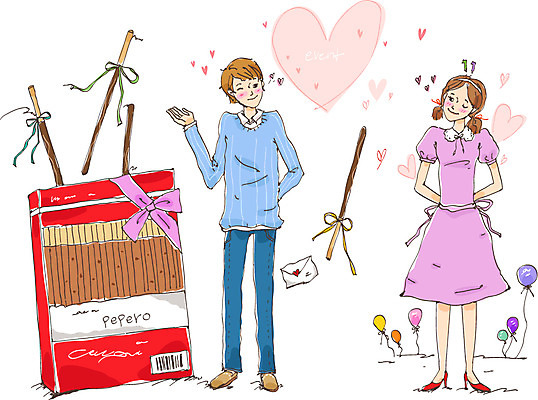 전신 커플 응시 여자 기념일 남자 행복 리본 일러스트 포장 데이이벤트 편지봉투 선물 사랑 윙크 서기 미소 웃음 사람 이벤트 20대 두명 과자 하트 축하 머리띠 데이 머리장식 풍선 빼빼로데이 청년만 성인만 국내일러스트 AI파일 모양 시선 감정 컨셉 장신구 관계 모션 디저트 봉투 표정 청년 장식 편지 파일형식 벡터