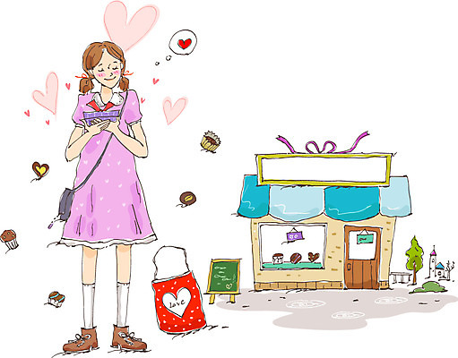 전신 나무 식물 건축물 여자 기념일 행복 가방 일러스트 데이이벤트 발렌타인데이 선물 한명 서기 미소 웃음 들기 사람 이벤트 20대 건물 선물상자 상자 상점 초콜릿 축하 컵케이크 데이 여자만 여자한명만 성인여자만 청년만 청년여자만 성인한명만 청년여자한명만 성인여자한명만 성인만 국내일러스트 AI파일 1 잡화 건축 감정 컨셉 모션 디저트 표정 청년 케이크 파일형식 벡터