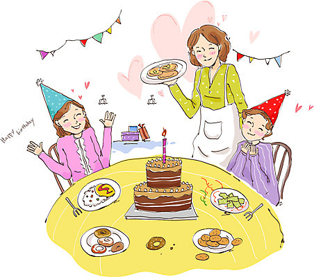 접시 여자 기념일 남자 행복 음식 포크 의자 일러스트 초 촛불 데이이벤트 탁자 선물 사랑 서기 미소 웃음 들기 사람 앉기 이벤트 상반신 20대 장식 세명 선물상자 상자 파티 쿠키 과자 케이크 앞치마 고깔모자 하트 축하 생일파티 도넛 즐거움 데이 이벤트용품 오므라이스 생일상 청년만 성인만 국내일러스트 AI파일 모양 모자_잡화 식기 감정 가구 컨셉 모션 디저트 표정 청년 생일 계란요리 오브젝트 파일형식 벡터