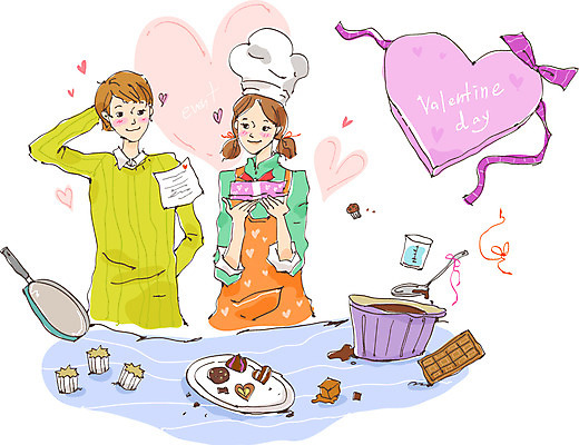 접시 커플 여자 기념일 남자 행복 리본 일러스트 데이이벤트 발렌타인데이 요리사모자 선물 사랑 요리 서기 미소 웃음 사람 이벤트 상반신 20대 두명 컵 친구 선물상자 상자 초콜릿 앞치마 하트 축하 프라이팬 수줍음 편지 데이 국자 계량컵 쑥스러운 청년만 성인만 국내일러스트 AI파일 모양 모자_잡화 식기 감정 컨셉 관계 모션 주방용품 디저트 표정 청년 요리사 계량 파일형식 벡터