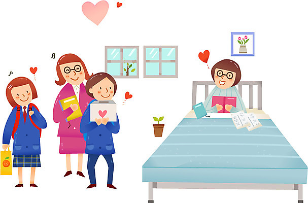 전신 나무 식물 직업 학생 라이프스타일 여학생 여자 교육 남자 행복 교복 화분 화초 음료 남학생 액자 일러스트 창문 학교 중학생 청소년 고등학생 함께함 병원 선물 서기 미소 웃음 들기 사람 앉기 여러명 라이프 10대 책 친구 상자 스쿨라이프 십대라이프스타일 교사 주스 우정 환자 하트 침대 환자복 병실 문안 문안인사 병문안 십대만 국내일러스트 AI파일 모양 옷 감정 가구 다수 컨셉 의학 관계 모션 표정 생활 인사 파일형식 벡터