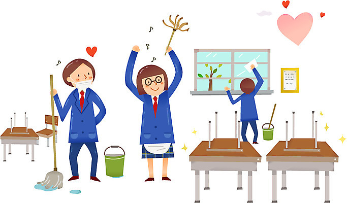 전신 나무 식물 직업 학생 라이프스타일 여학생 여자 교육 남자 행복 교복 남학생 의자 음표 일러스트 창문 교실 학교 중학생 청소년 고등학생 함께함 알림판 마스크 서기 미소 웃음 사람 라이프 10대 세명 스쿨라이프 십대라이프스타일 앞치마 하트 먼지떨이 청소 양동이 책상 걸레 청소시간 대청소 봉걸레 십대만 국내일러스트 AI파일 모양 기호 옷 감정 음악 가구 컨셉 모션 표정 생활 청소도구 파일형식 벡터