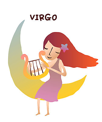 전신 아이콘 캐릭터 여자 별 악기 한명 앉기 별자리 달 운세 초승달 별자리캐릭터 하프 처녀자리 여자만 여자한명만 2D아이콘 AI파일 자연요소 1 음악 모션 현악기 사람 파일형식 벡터