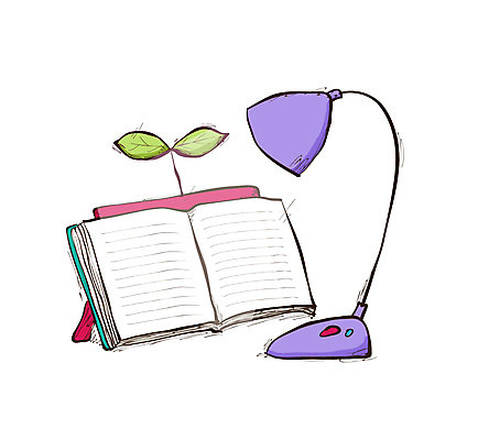 클립아트 식물 아이콘 비즈니스 조명 사람없음 책 독서 새싹 스탠드 2D아이콘 AI파일 파일형식 벡터