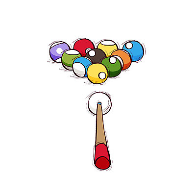 클립아트 아이콘 스포츠용품 스포츠 공 취미 사람없음 세트 운동 구기 당구 포켓볼 큐 당구공 당구채 2D아이콘 AI파일 건강 오브젝트 당구용품 파일형식 벡터