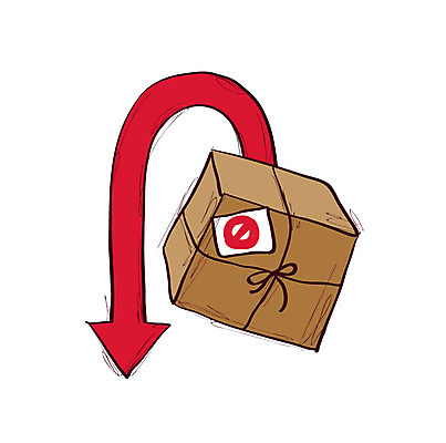 클립아트 아이콘 화살표 화살 사람없음 쇼핑 상자 짐 방향 배송 택배 반송 반품 2D아이콘 AI파일 운송업 상품 파일형식 벡터