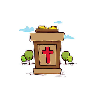 클립아트 나무 식물 구름 아이콘 기독교 종교 십자가 하늘 사람없음 교회 성경 강대상 2D아이콘 AI파일 자연요소 종교용품 종교건축 건물 단상 파일형식 벡터