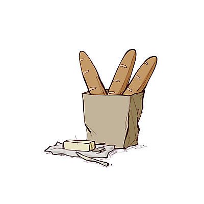 클립아트 아이콘 빵 사람없음 빵집 나이프 칼 바게트 버터 음식아이콘 버터나이프 2D아이콘 AI파일 식기 음식 상점 파일형식 벡터