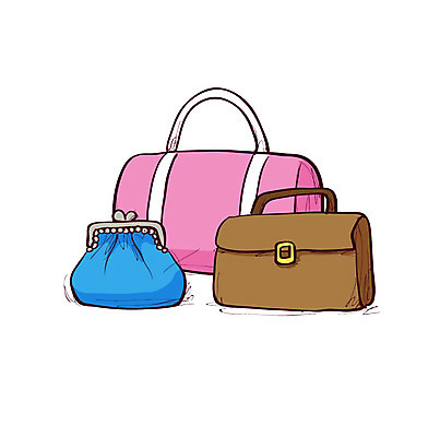 클립아트 아이콘 잡화 가방 사람없음 쇼핑 핸드백 클러치 여성용 여성가방 2D아이콘 AI파일 파일형식 벡터