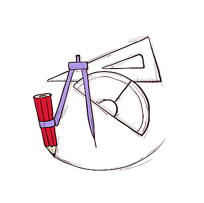 클립아트 아이콘 교육 문구용품 학용품 사람없음 필기구 연필 사무용품 도구 눈금 각도 삼각자 컴파스 각도기 2D아이콘 AI파일 자 오브젝트 파일형식 벡터