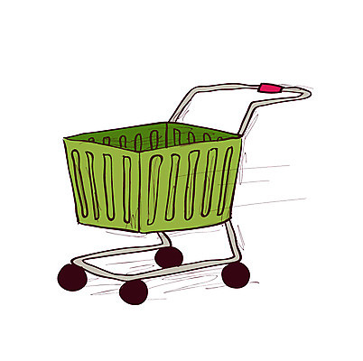 클립아트 아이콘 교통수단 사람없음 쇼핑 장보기 카트 쇼핑카 수레 도구 운반 운반도구 2D아이콘 AI파일 교통 파일형식 벡터