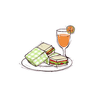 클립아트 아이콘 그릇 접시 음료 빵 디저트 잔 서양음식 샌드위치 사람없음 컵 주스 오렌지주스 음식아이콘 2D아이콘 AI파일 식기 음식 과일주스 파일형식 벡터