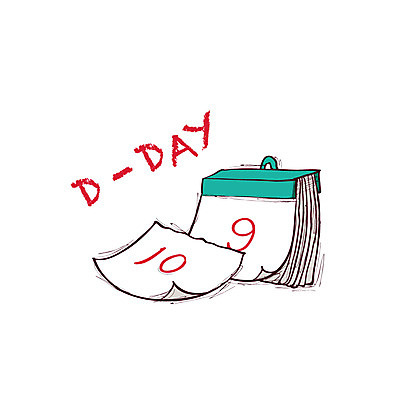 클립아트 아이콘 교육 사람없음 숫자 시험 달력 날짜 입시 디데이 2D아이콘 AI파일 문자 학습 파일형식 벡터