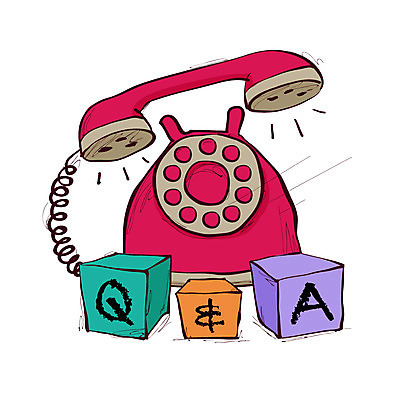 클립아트 아이콘 비즈니스 안내 사람없음 블록 질문 전화기 큐브 상담 텔레마케팅 통화 문의 2D아이콘 AI파일 모션 서비스업 파일형식 벡터