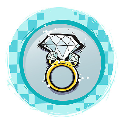 아이콘 프로포즈 장신구 버튼 이벤트 사람없음 라벨 반지 원형 보석 오브젝트 결혼반지 다이아몬드 다이아몬드반지 2D아이콘 AI파일 도형 결혼 프레임 광석 파일형식 벡터