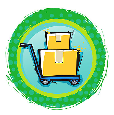 아이콘 버튼 사람없음 상자 라벨 카트 수레 짐 화물 운송업 원형 운반 배송 운반도구 2D아이콘 AI파일 도형 산업 프레임 도구 파일형식 벡터