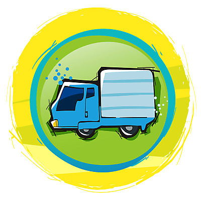 아이콘 육상교통 교통수단 교통 자동차 버튼 사람없음 라벨 트럭 운송업 원형 배송 화물트럭 2D아이콘 AI파일 도형 산업 프레임 파일형식 벡터