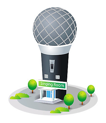 나무 식물 아이콘 건축물 건축 음향기기 사람없음 건물 소리 마이크 건물아이콘 노래방 2D아이콘 AI파일 전자제품 파일형식 벡터