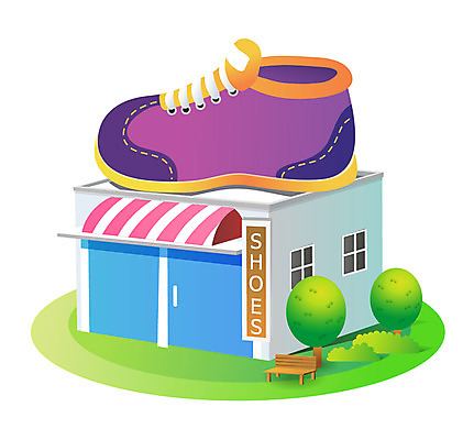 나무 식물 아이콘 건축물 잡화 건축 운동화 신발 벤치 의자 사람없음 건물 상점 건물아이콘 신발가게 2D아이콘 AI파일 가구 파일형식 벡터