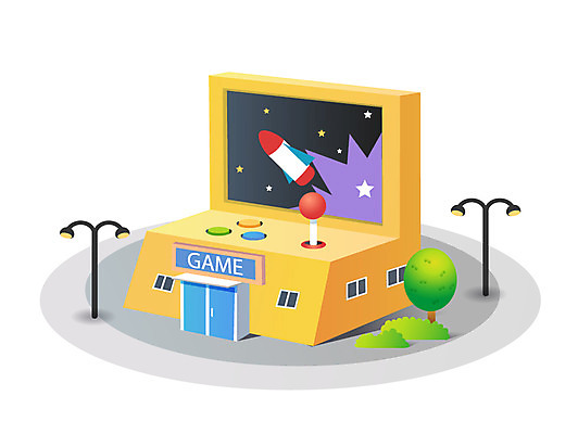 나무 식물 아이콘 건축물 건축 가로등 조명 사람없음 건물 상점 게임 게임기 건물아이콘 조이스틱 게임방 오락실 2D아이콘 AI파일 공공시설 놀이 파일형식 벡터