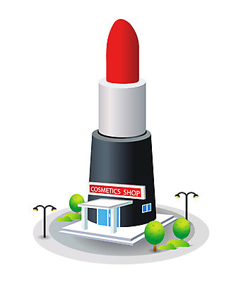 나무 식물 아이콘 건축물 건축 가로등 조명 사람없음 건물 뷰티 상점 화장품 립스틱 화장용품 뷰티샵 건물아이콘 화장품가게 2D아이콘 AI파일 공공시설 미용용품 파일형식 벡터