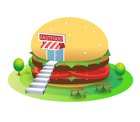 나무 식물 아이콘 건축물 건축 음식 의자 탁자 패스트푸드 사람없음 건물 계단 상점 식당 햄버거 건물아이콘 패스트푸드점 햄버거가게 2D아이콘 AI파일 가구 인스턴트 파일형식 벡터