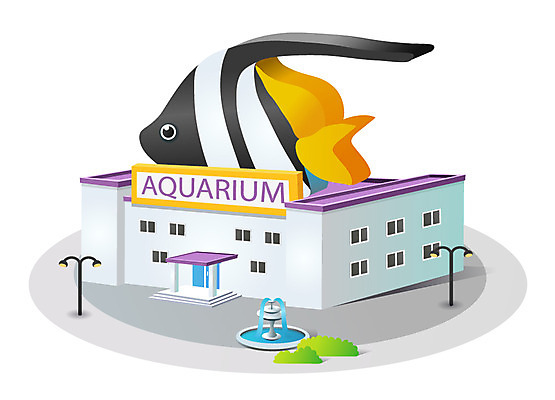 나무 식물 아이콘 건축물 건축 가로등 조명 어류 사람없음 건물 모형 분수 분수대 건물아이콘 수족관 아쿠아리움 분수_분수대 2D아이콘 AI파일 공공시설 수중동물 파일형식 벡터