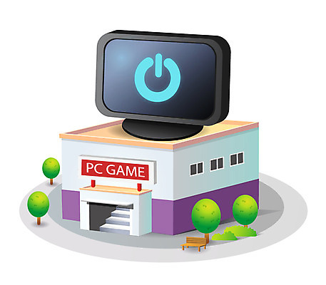 나무 식물 아이콘 건축물 건축 벤치 의자 사람없음 건물 컴퓨터 상점 모니터 게임 전원 전기에너지 건물아이콘 pc방 게임방 피씨방 2D아이콘 AI파일 가구 놀이 전자제품 에너지 파일형식 벡터