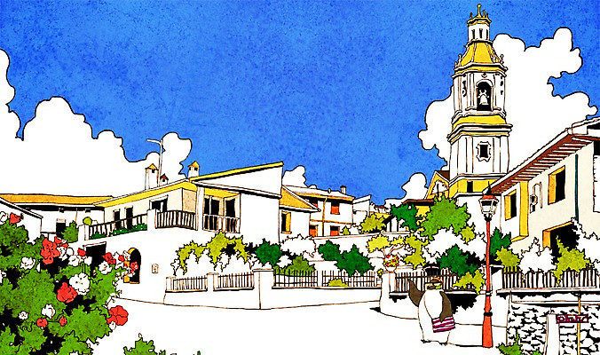 PSD 나무 식물 동물 구름 해외 건축물 계절 건축 백그라운드 일러스트 조류 하늘 풍경 사람없음 건물 여름 관광지 성당 펭귄 휴양지 칠레 산티아고 국내일러스트 자연요소 여행 종교건축 장소 남아메리카 파일형식