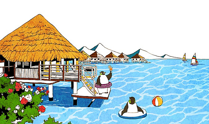 PSD 식물 동물 해외 계절 꽃 백그라운드 요트 일러스트 조류 수영장 풍경 사람없음 물 여름 관광지 풀장 돛단배 오두막 펭귄 휴양지 튜브 보라보라섬 타히티 선박 국내일러스트 자연요소 섬 여행 수상교통 배_교통 장소 파일형식