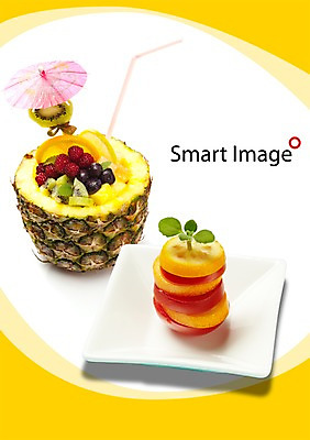 PSD 편집이미지 식기 접시 음료 음식 조각 토마토 오렌지 과일 포도 키위 빨대 사람없음 장식 과일주스 파인애플 슬라이스 생과일 이미지편집 채소 주스 열대과일 파일형식