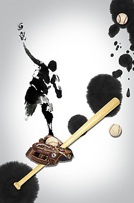 PSD 편집이미지 실루엣 스포츠용품 스포츠 포즈 장갑 공 레저 건강 한명 취미 레포츠 세트 운동 야구 야구방망이 방망이 글러브 야구글러브 던지기 야구공 이미지편집 1 잡화 모션 촬영기법 사람 구기 야구용품 오브젝트 파일형식