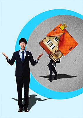 전신 PSD 편집이미지 건축물 남자 비즈니스 넥타이 부동산 안내 주택 서기 미소 웃음 들기 사람 정장 손짓 성인 두명 건물 손들기 한국인 직장인 비즈니스맨 내집마련 남자만 성인남자만 성인만 이미지편집 직업 잡화 옷 건축 모션 표정 동양인 재산 파일형식