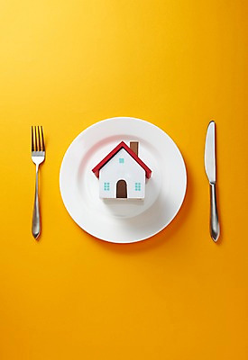 포토 JPG 스튜디오촬영 그릇 식기 접시 생활용품 백그라운드 포크 주방용품 주택 실내 사람없음 하이앵글 모형 미니어처 나이프 국내포토 뷰포인트 내부 건물 칼 오브젝트 파일형식