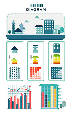 나무 식물 구름 문자 건축물 건축 상징 일러스트 통계 수치 그래프 주택 빌딩 사람없음 건물 픽토그램 자료 인포그래픽 막대기 표 심볼 막대그래프 그림 꺾은선그래프 서류판 국내일러스트 AI파일 자연요소 사무용품 파일형식 벡터