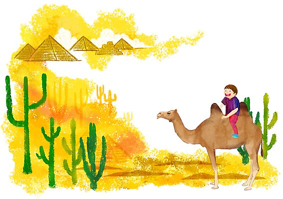 전신 PSD 식물 동물 남자 행복 어린이 일러스트 포유류 선인장 함께함 이집트 한명 미소 웃음 사람 앉기 소년 사막 무덤 피라미드 낙타 소통 남자만 남자한명만 어린이만 소년만 소년한명만 국내일러스트 1 건축물 감정 컨셉 모션 아프리카 표정 랜드마크 파일형식