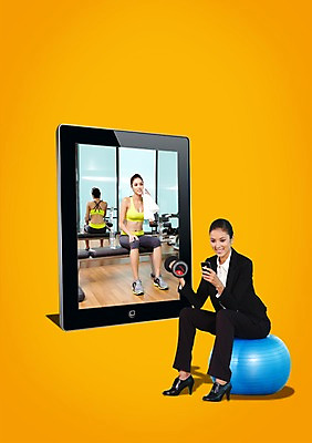 전신 PSD 서양인 외국인 백인 편집이미지 우먼라이프 라이프스타일 여자 다이어트 의자 비즈니스 공 무선통신 건강 미소 웃음 들기 사람 앉기 정장 성인 두명 뒷모습 스마트폰 핸드폰 스마트기기 운동복 수건 태블릿 운동 반사 건강관리 스크린 헬스 통신기기 아령 거울 직장인 비즈니스우먼 전화기 영상 통화 여자만 성인여자만 성인만 이미지편집 직업 옷 뷰포인트 가구 통신 모션 표정 관리 인종 생활 전자제품 위생용품 기계 파일형식