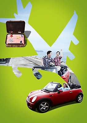 PSD 편집이미지 커플 계절 여자 남자 한쌍 교통수단 바다 교통 가방 자동차 휴가 불가사리 미소 웃음 사람 앉기 동양인 성인 해변 두명 여름 여름휴가 바캉스 여행가방 한국인 쌍 성인만 이미지편집 잡화 육상교통 관계 모션 극피동물 표정 인종 파일형식 여름_계절