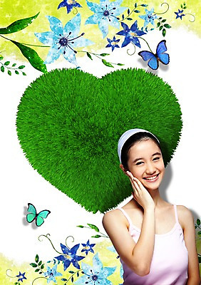 PSD 외국인 식물 동물 편집이미지 학생 여자 꽃 나비 곤충 두마리 청소년 고등학생 사랑 한명 미소 웃음 사람 동양인 손짓 잔디 상반신 성인 앞모습 민소매 뷰티 손들기 십대라이프스타일 하트 풀 여자만 여자한명만 이미지편집 모양 1 라이프스타일 감정 뷰포인트 상의 2 모션 표정 인종 파일형식