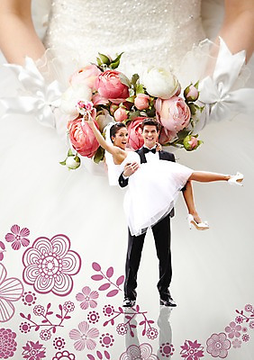 전신 PSD 서양인 외국인 식물 백인 편집이미지 커플 드레스 여자 남자 꽃 행복 신부 부케 웨딩드레스 장갑 신랑 결혼 안기 나비넥타이 사랑 서기 미소 웃음 들기 사람 정장 턱시도 손짓 성인 두명 손들기 축하 즐거움 미니드레스 성인만 이미지편집 잡화 옷 감정 꽃다발 컨셉 관계 모션 넥타이 표정 인종 이벤트 파일형식