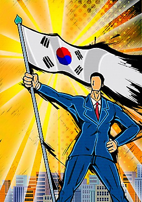 PSD 남자 허리손 일러스트 비즈니스 한국 한명 서기 사람 정장 빌딩 성인 건물 파이팅 깃발 비즈니스맨 자신감 국기 태극기 열정 남자만 남자한명만 성인남자만 성인만 국내일러스트 1 건축물 옷 감정 아시아 포즈 모션 직장인 파일형식