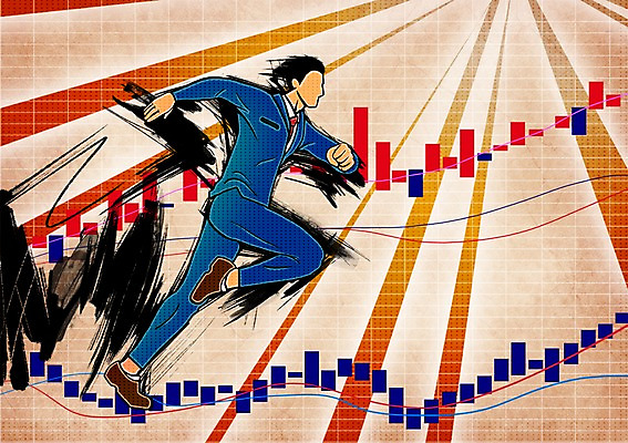 전신 PSD 남자 일러스트 비즈니스 한국 한명 서기 사람 정장 성인 금융 경제 달리기 파이팅 우승 비즈니스맨 자신감 주식 상승 열정 주가 주가상승 남자만 남자한명만 성인남자만 성인만 국내일러스트 1 옷 감정 아시아 컨셉 모션 최고 직장인 파일형식