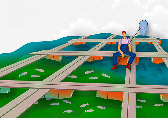 전신 PSD 남자 다수 일러스트 자연현상 자연 어류 어업 한명 사람 앉기 성인 피해 고통 위험 자연재해 어부 재해 양식장 녹조 녹조현상 양식업 남자만 남자한명만 성인남자만 성인만 국내일러스트 직업 1 감정 산업 컨셉 모션 수중동물 시설 생태계 파일형식