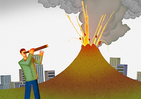 PSD 남자 일러스트 자연현상 자연 한명 서기 사람 빌딩 성인 건물 망원경 피해 고통 관찰 연기 위험 폭발 자연재해 재해 관측 화산 분화구 용암 화산폭발 남자만 남자한명만 성인남자만 성인만 국내일러스트 1 건축물 감정 컨셉 모션 산 생태계 파일형식