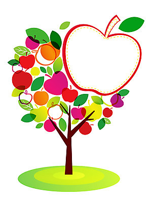 나무 식물 배너 열매 백그라운드 잎 과일 일러스트 나뭇잎 안내 프레임 틀 사람없음 사과 알림 사과나무 국내일러스트 AI파일 파일형식 벡터