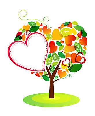 나무 식물 배너 백그라운드 잎 일러스트 나뭇잎 안내 프레임 사랑 틀 사람없음 하트 알림 국내일러스트 AI파일 모양 감정 파일형식 벡터