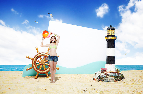 전신 PSD 동물 구름 편집이미지 배너 계절 여자 여유 모래 바다 공 갈매기 조류 하늘 휴가 안내 프레임 등대 틀 한명 서기 미소 웃음 사람 성인 해변 여름 여름휴가 바캉스 모래사장 시원함 비치볼 알림 공놀이 여자만 여자한명만 성인여자만 성인만 이미지편집 자연요소 1 감정 모션 놀이 바캉스용품 표정 파일형식 여름_계절